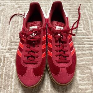 Adidas Red Gazelles